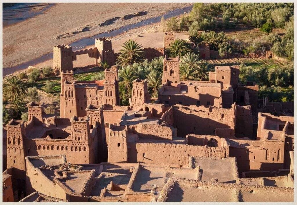 Ruelles en pisé de la Kasbah d'Aït Ben Haddou