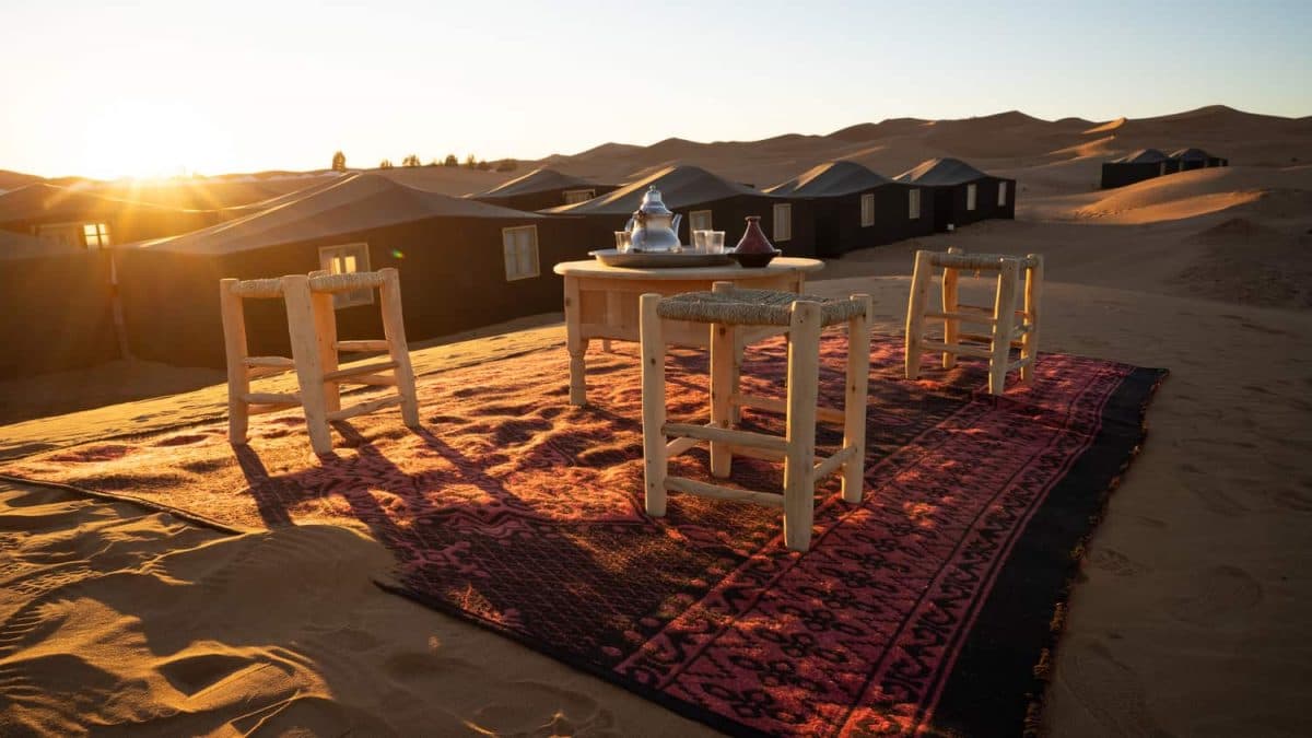 Hébergement et camp dans le désert de Merzouga