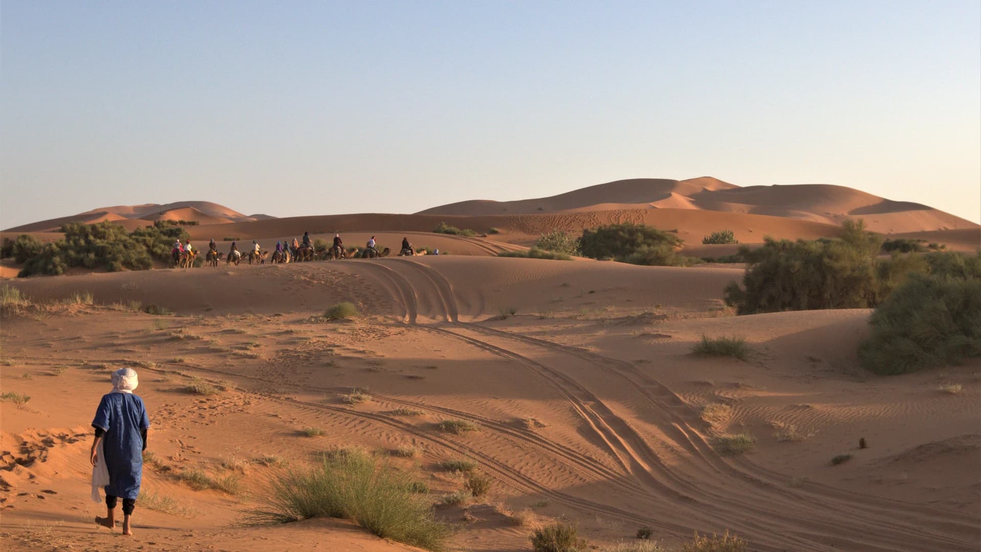 Photo d'illustration — ambiance désert à Merzouga Centre