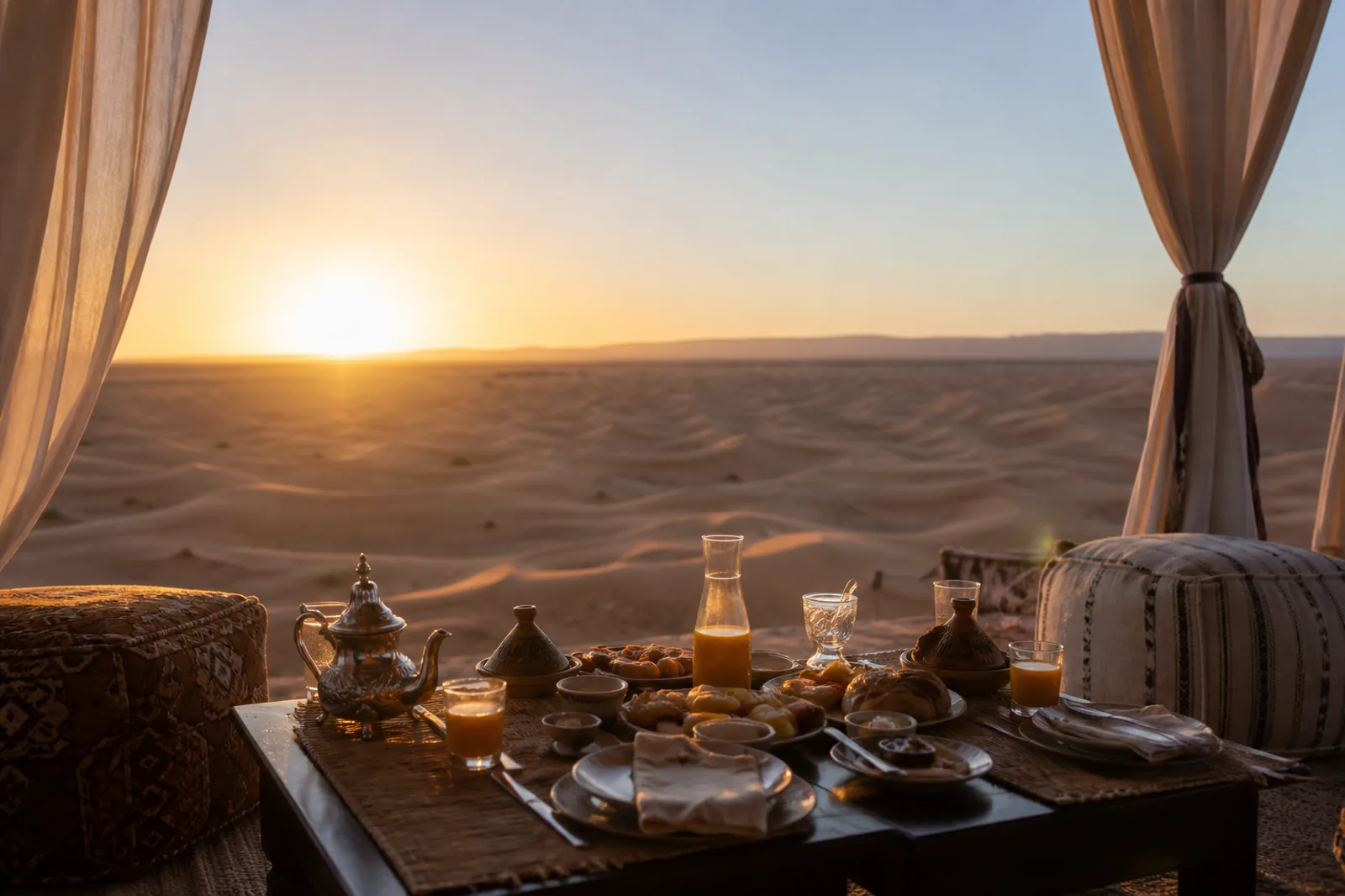 Circuit de Luxe à Merzouga : Excursions Privées Haut de Gamme dans le Sahara
