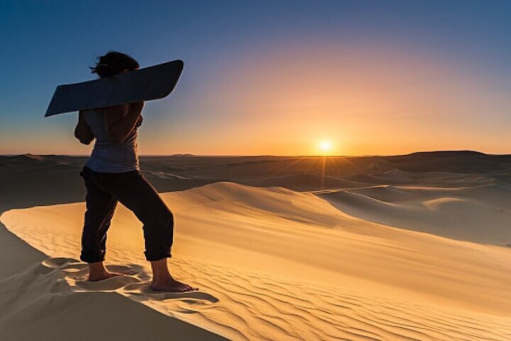 Sandboard à Merzouga : Glisser sur les Dunes d'Erg Chebbi