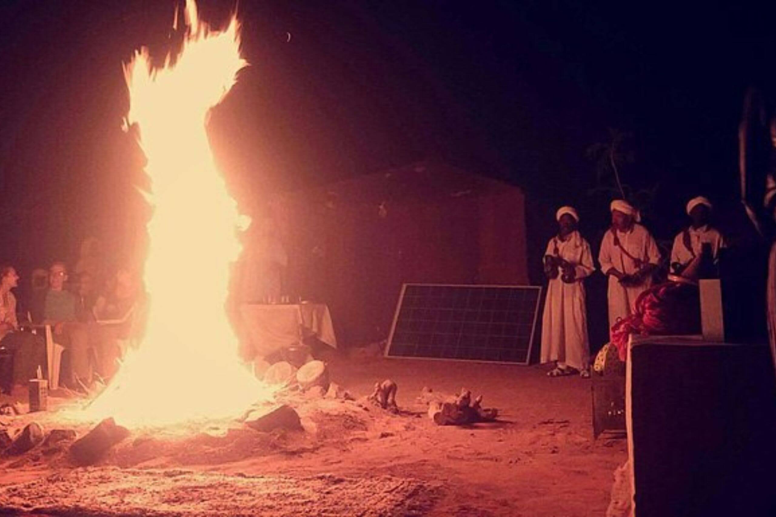 soirée gnaoua à Merzouga